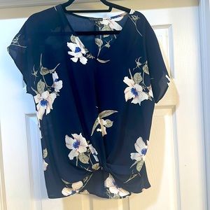West Kei twist hem blouse